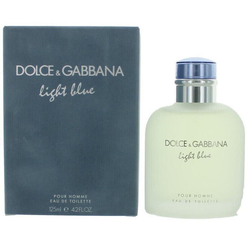 D G Light Blue Dolce Gabbana Men 4.2 oz 125 ml Eau De Toilette Spray