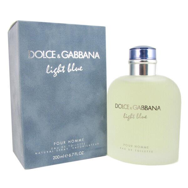 Light Blue Dolce Gabbana 6.7 oz / 200 ml Eau de Toilette Men Cologne Spray