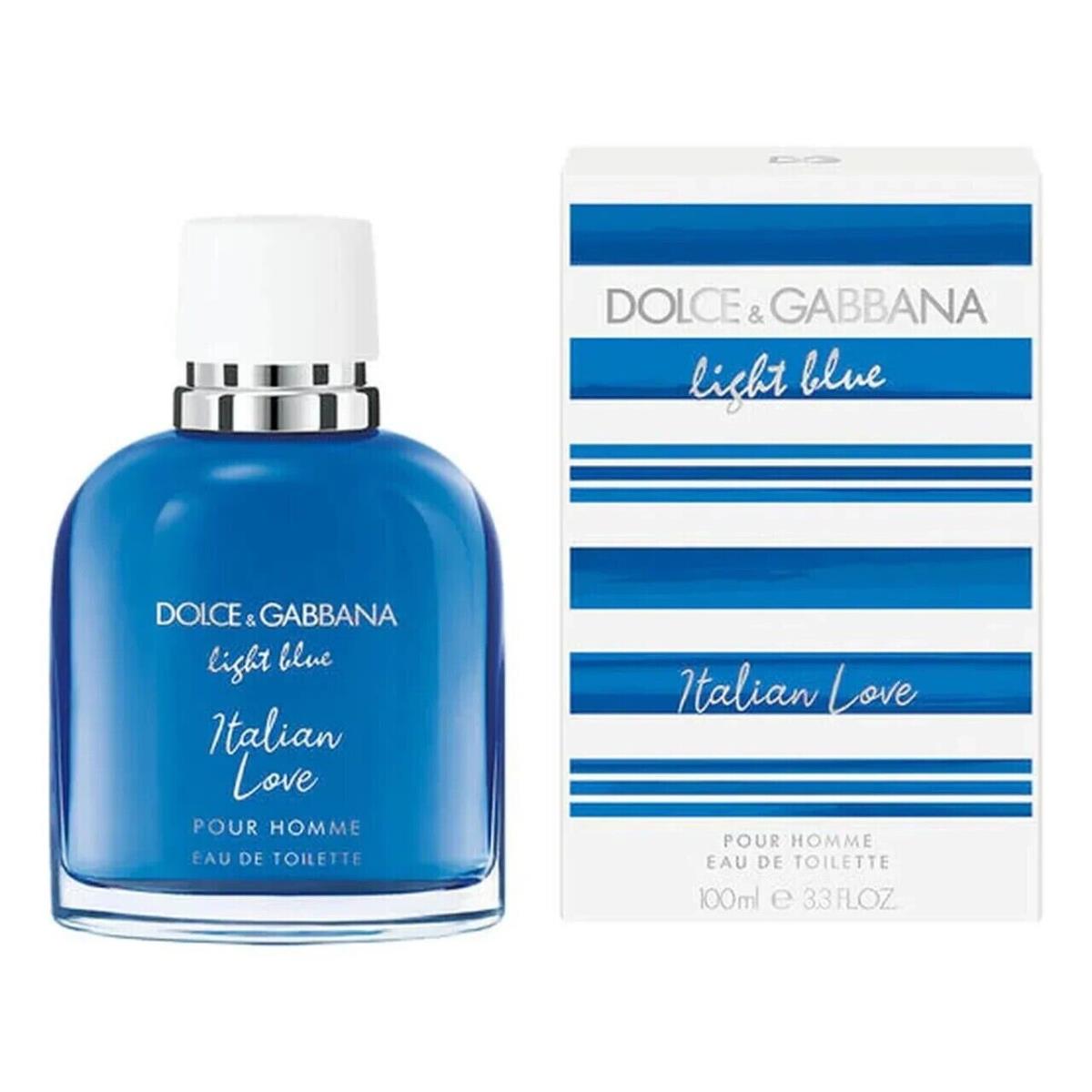 Dolce Gabbana Light Blue Italian Love Pour Homme 100ml / 3.3 oz Edt Spray Rare