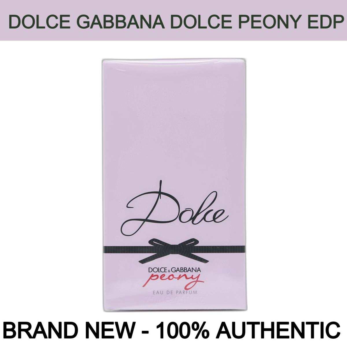 Dolce Gabbana Dolce Peony Eau de Parfum For Women 75ml/2.5oz Spray Bottle