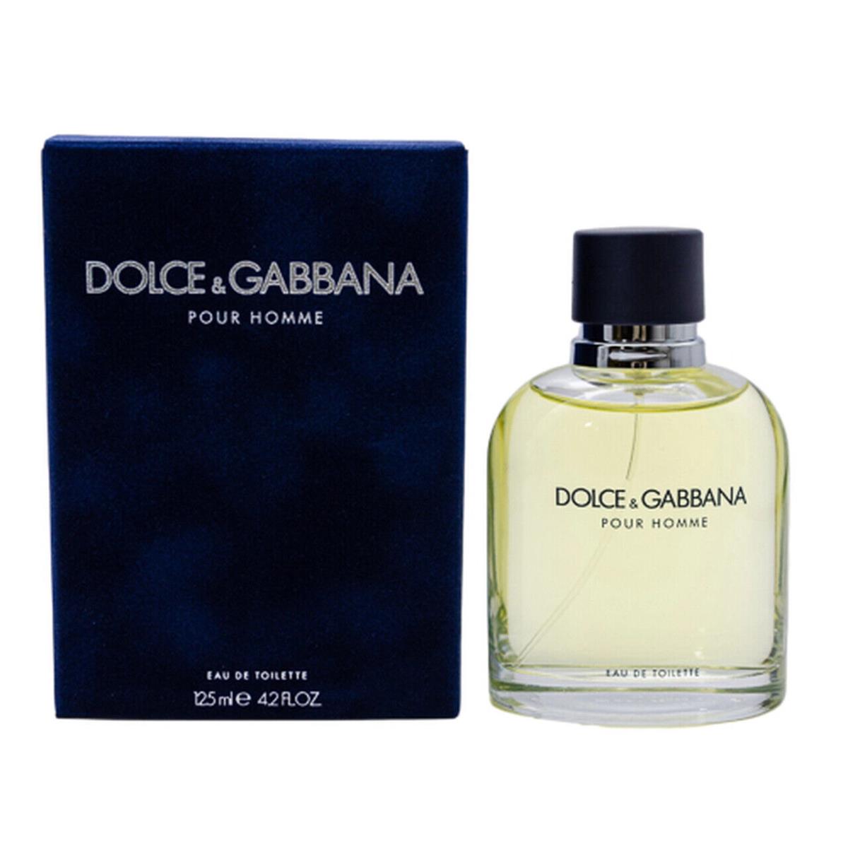 D G Dolce Gabbana Pour Homme Men 4.2 OZ 125 ML Eau De Toilette Spray