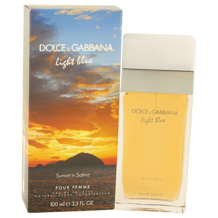 Light Blue Sunset in Salina by Dolce Gabbana 3.4 oz Edt Spray For Women