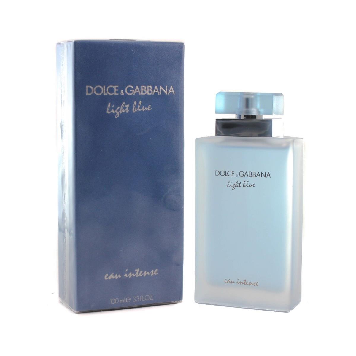 Dolce Gabbana D G Light Blue Eau Intense By D G 3.4/3.3 oz Edp Spray For Women