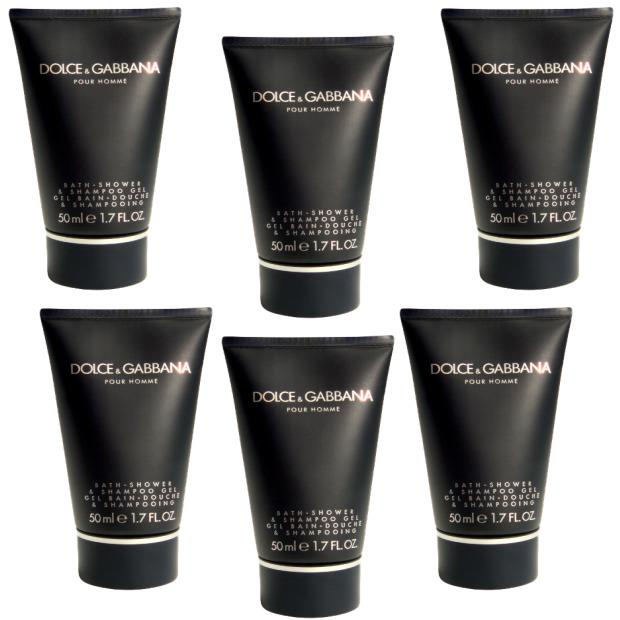 Dolce Gabbana For Men Combo Pack: Shower Gel 10.2oz 6x1.7oz