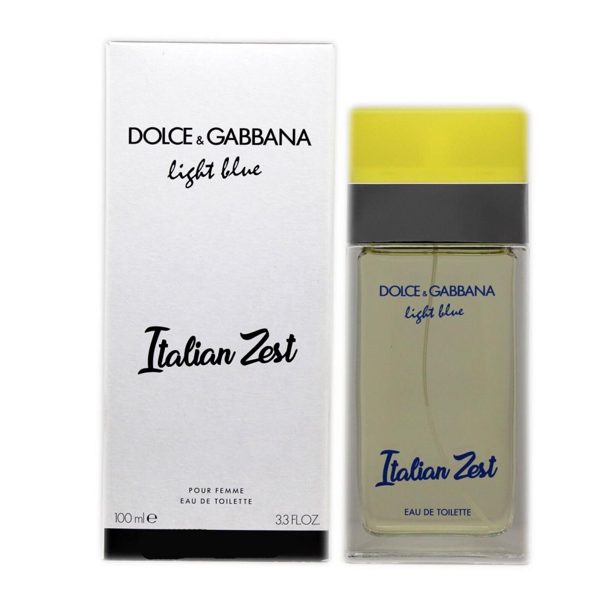 Dolce Gabbana Light Blue Italian Zest Pour Femme Eau DE Toilette Spry 100ML T