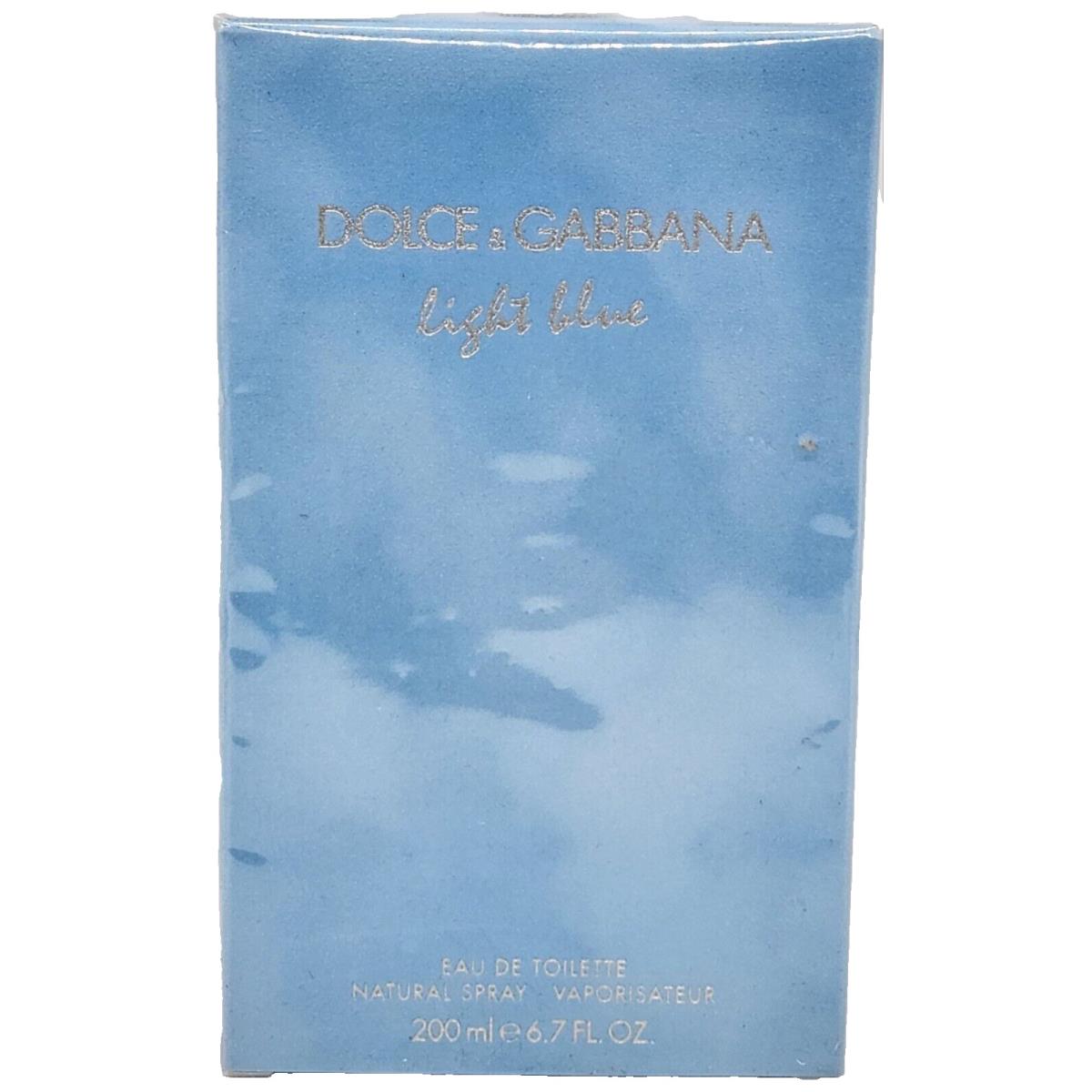 Dolce Gabbana Light Blue For Women Eau de Toilette Spray 6.7 fl oz