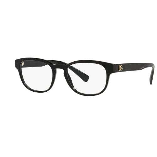 Dolce Gabbana DG3340 501 51 Eyeglasses Men`s Black Full Rim 51-19-145