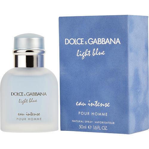 D G Light Blue Eau Intense By Dolce Gabbana Eau De Parfum Spray 1.6 Oz