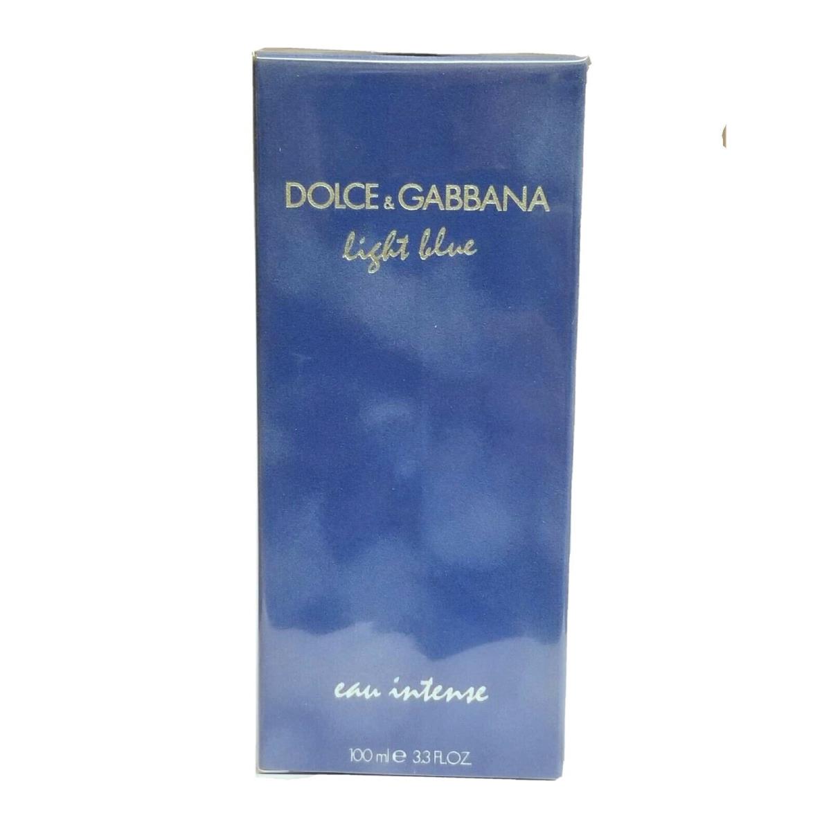 Dolce Gabbana D G Light Blue Eau Intense 3.4OZ Edp Spray For Women