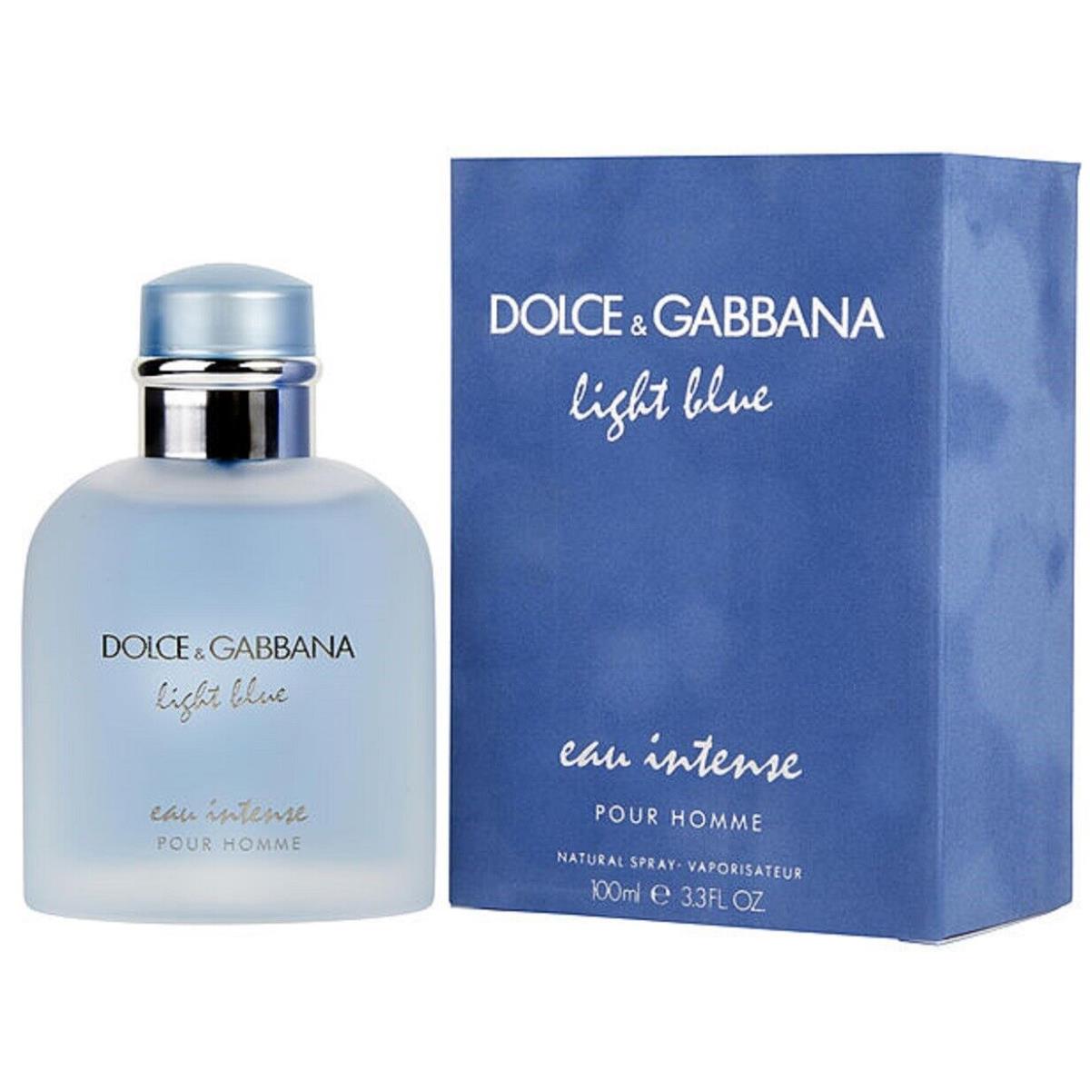 Light Blue Eau Intense Dolce Gabbana 3.3 oz / 100 ml Edp Men Cologne Spray