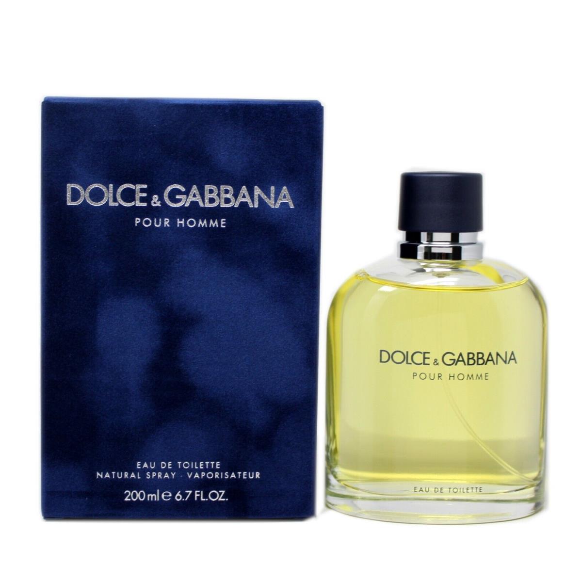 Dolce Gabbana Pour Homme Eau DE Toilette Natural Spray 200 ML/6.7 Fl.oz