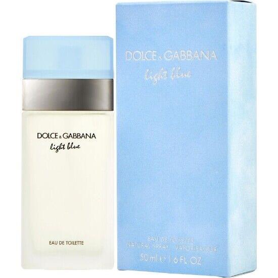 Dolce Gabbana Light Blue Eau De Toilette Spray 1.6 Oz / 50 ml