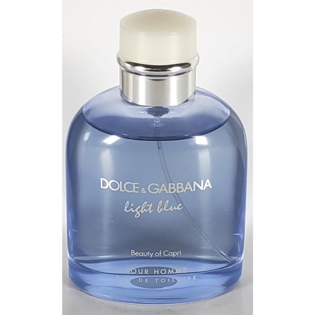 Dolce Gabbana Light Blue Beauty OF Capri 4.2oz Edt Spray D G For Men