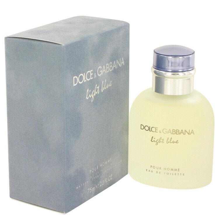 Light Blue by Dolce Gabbana 2.5 oz 75 ml Edt Spray For Men