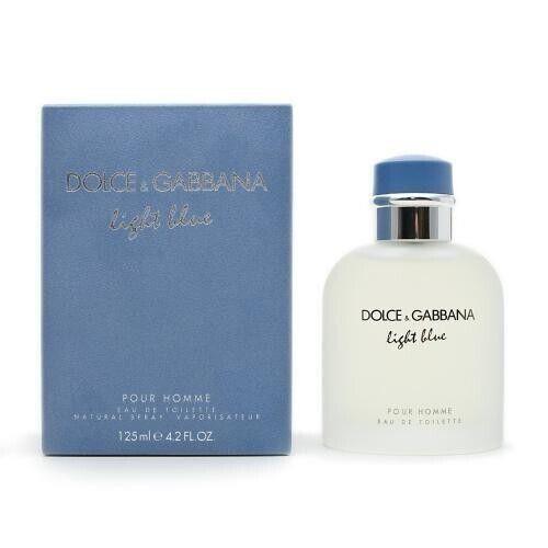 Dolce Gabbana Light Blue Men`s Eau de Toilette 4.2oz 125 ML Box