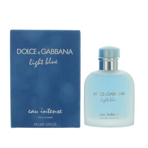 Dolce Gabbana D G Light Blue Eau Intense 3.3 Oz. 100ml For Men