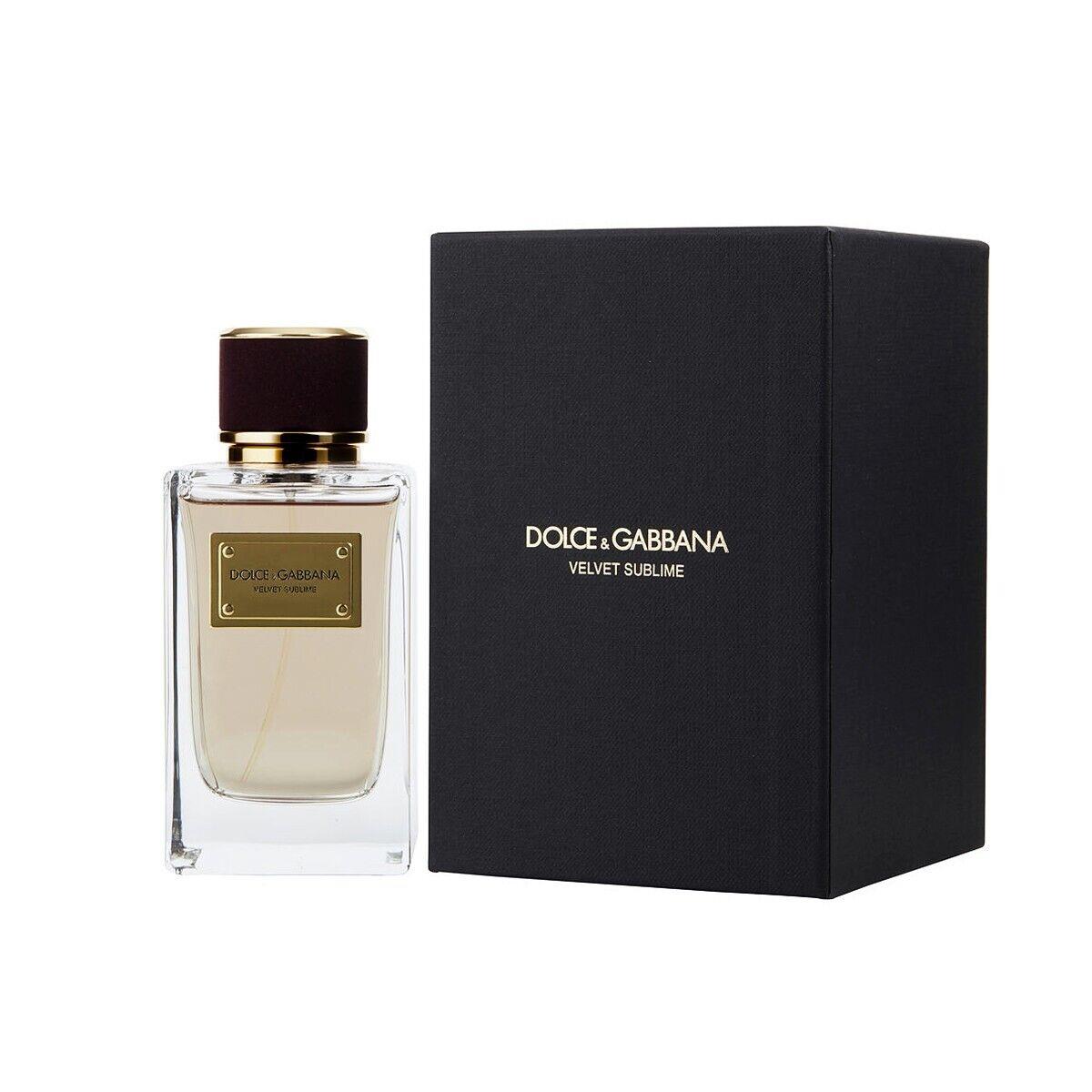 Dolce Gabbana Velvet Sublime Eau De Parfum - Size 150mL / 5.0 Oz. Seale Box