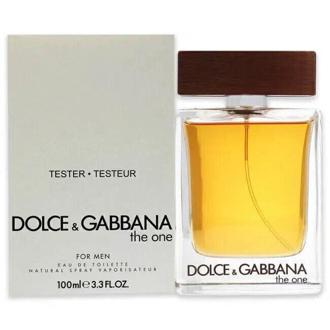 D G The One By Dolce Gabbana Men 3.3 3.4 oz 100 ml Eau De Toilette Spray Tester