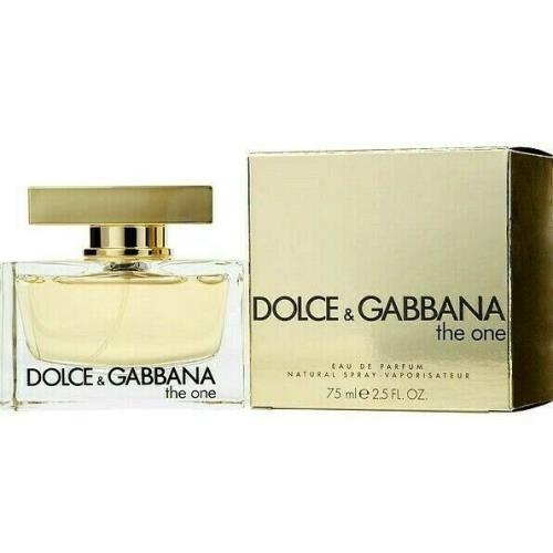 Dolce Gabbana The One Eau DE Parfum Spray For Women 2.5 Oz / 75 ml