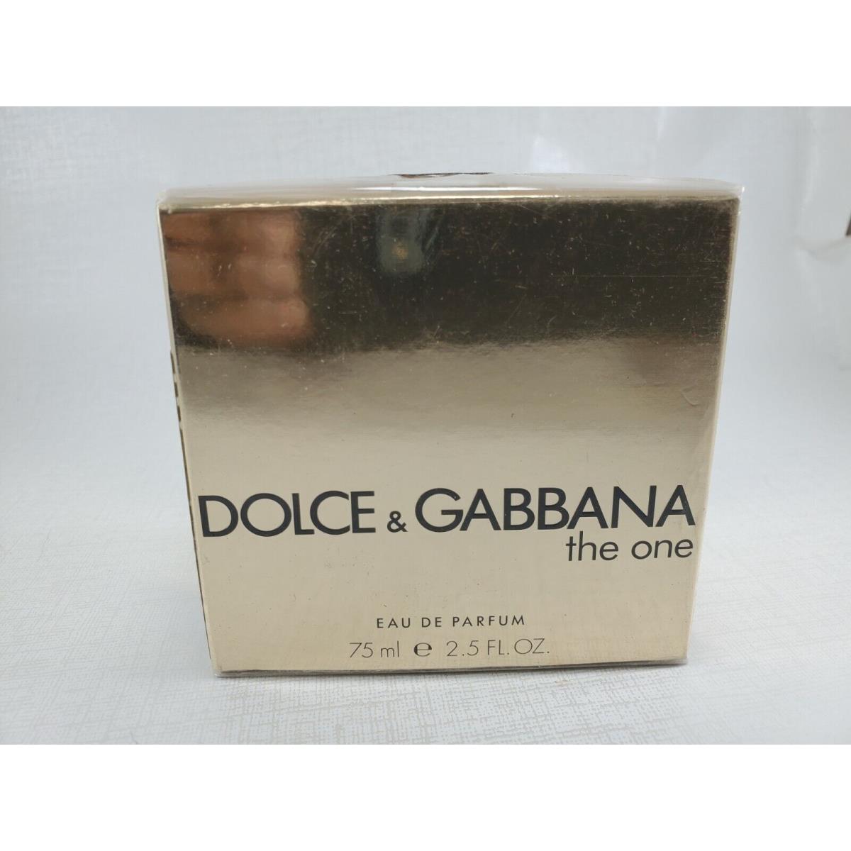 The One by Dolce Gabbana 2.5 FL oz / 75 ML Eau De Parfum Spray