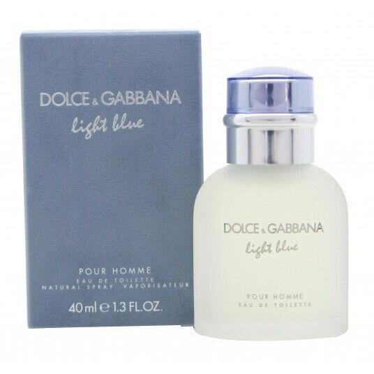 Dolce Gabbana Light Blue For Men by D G Edt 1.3 FL OZ / 40 ML Spray