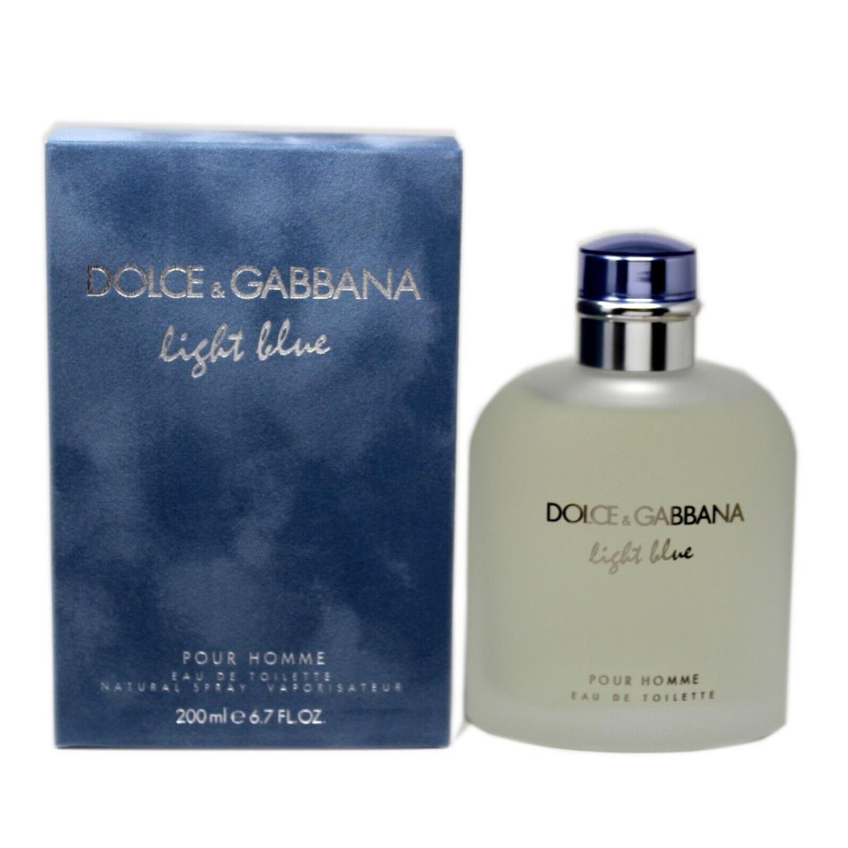 Dolce Gabbana Light Blue Pour Homme Eau DE Toilette Spray 200 ML/6.7 Fl.oz