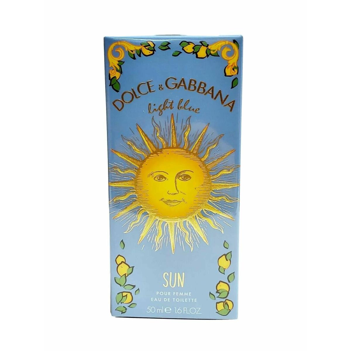 Dolce Gabbana Light Blue Sun 1.6 oz Pour Femme Eau de Toilette Spray Women