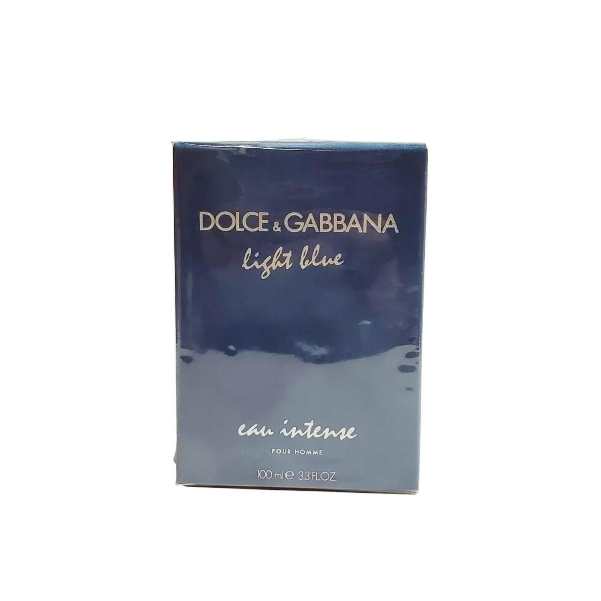 Light Blue Eau Intense by Dolce Gabbana For Men - 3.3 oz / 100 ml Edp Spray