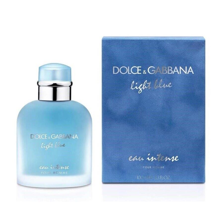 Dolce Gabbana Light Blue Intense Men 3.3 oz 100 ml Eau De Parfum Spray