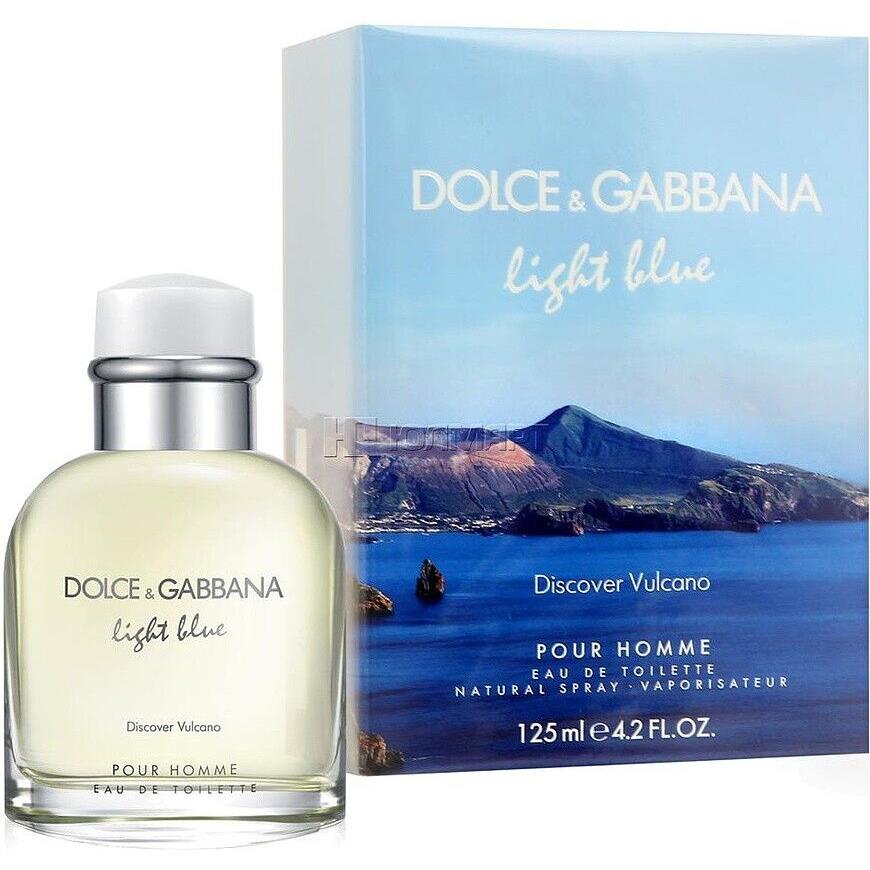 Dolce Gabbana Light Blue Discover Vulcano Men by D G Edt 4.2FLOZ/125ML Spray