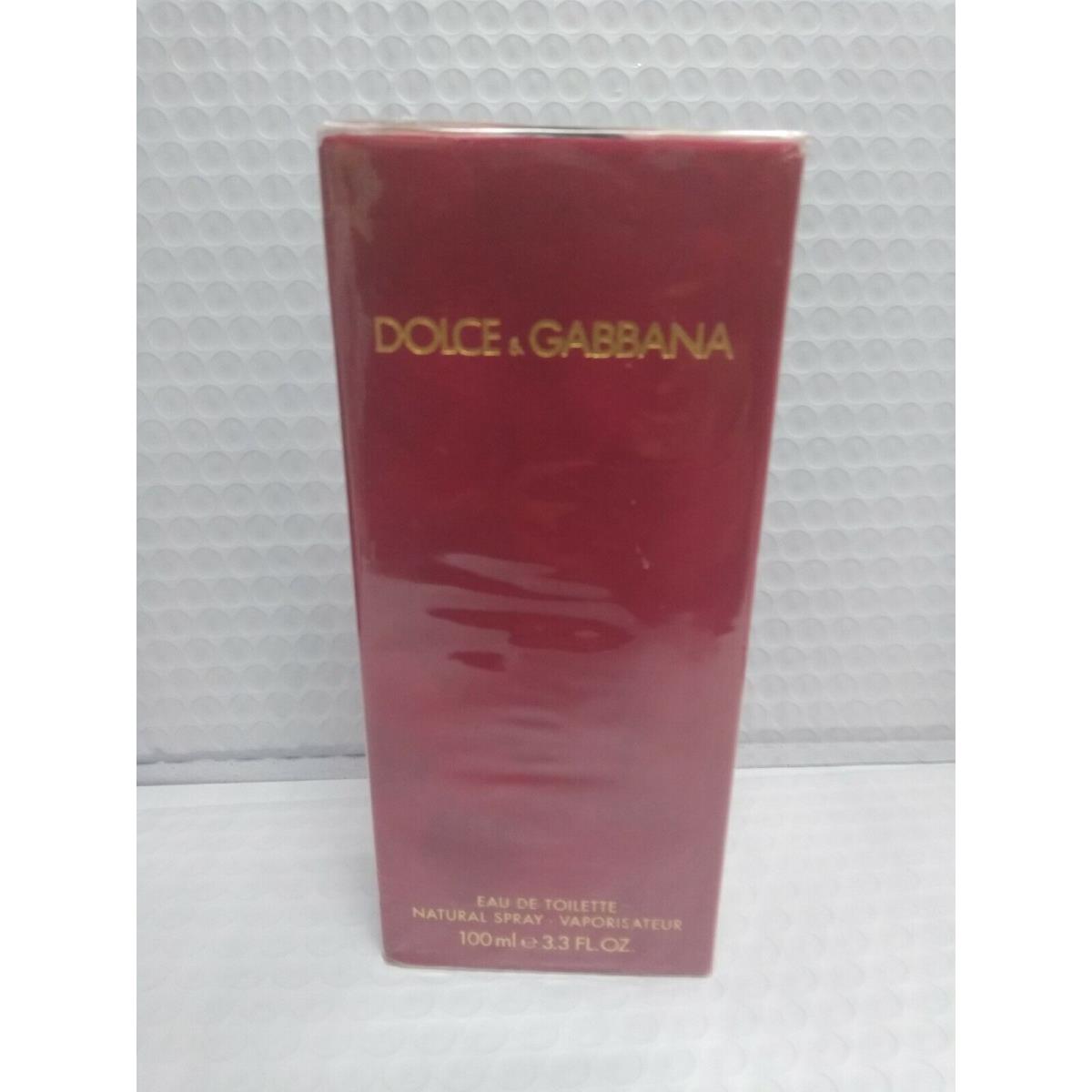 Dolce Gabbana Red For Women Edt 100 ml 3.4 OZ Old Formula Vintage