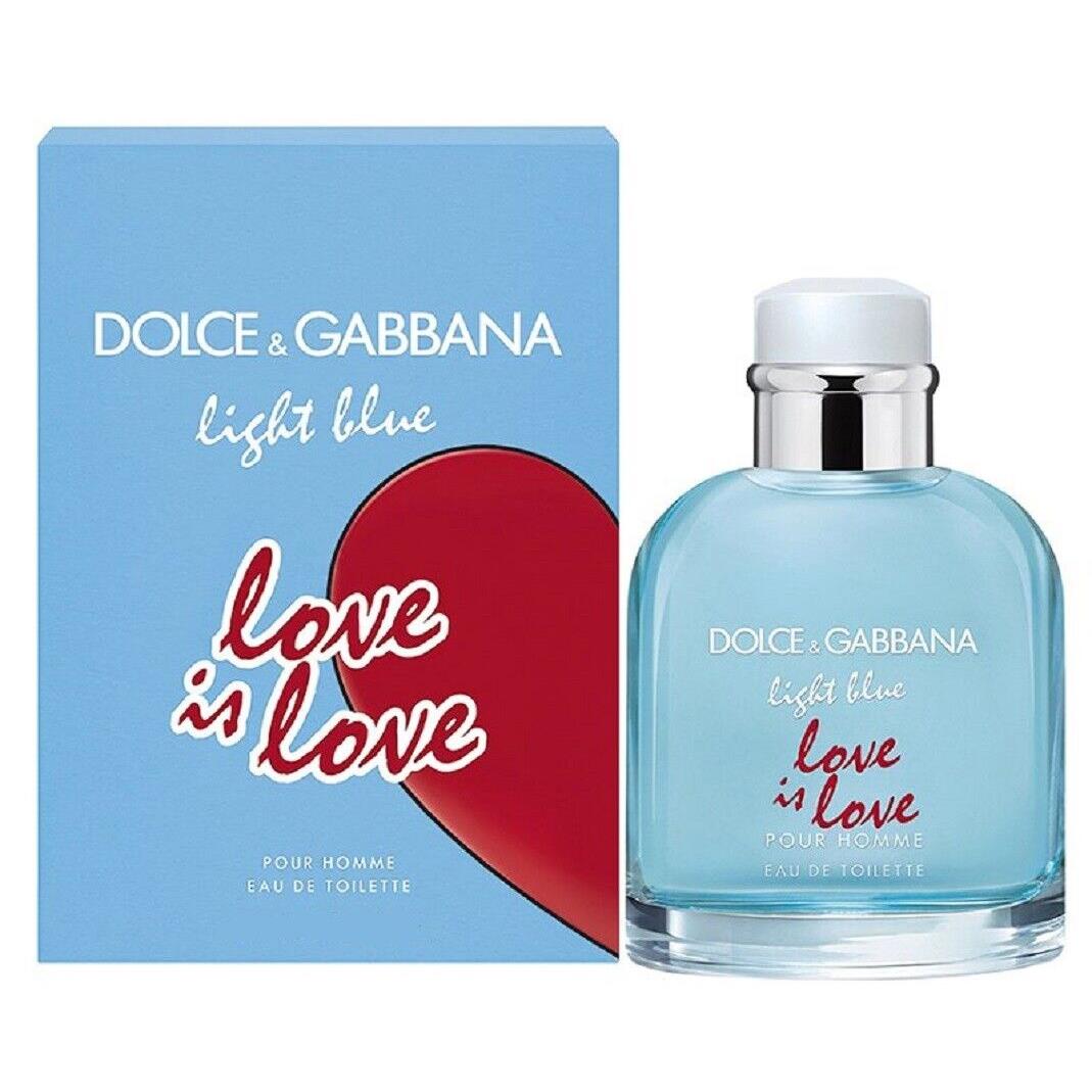 Light Blue Love IS Love Dolce Gabbana 4.2 oz / 125 oz Edt Men Cologne Spray