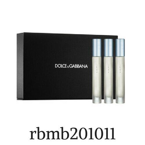 3 x Light Blue By Dolce Gabbana 0.25 oz / 7.4 ml Edt Women`s Mini Spray