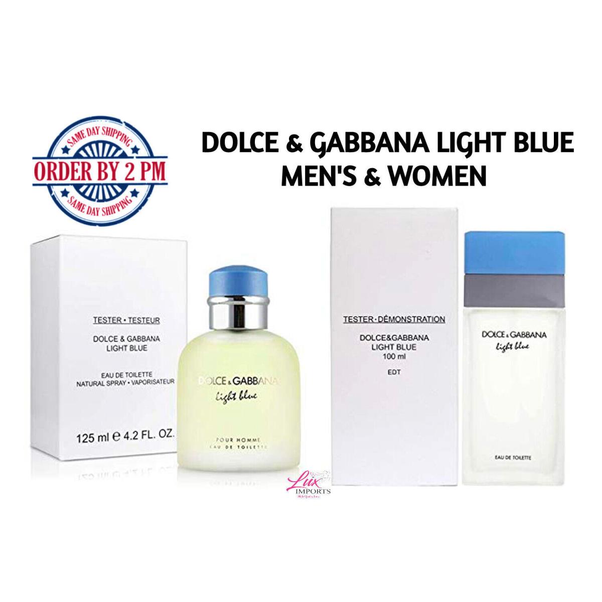 Light Blue by Dolce Gabbana Edt Spray For Men Women Spray White Box