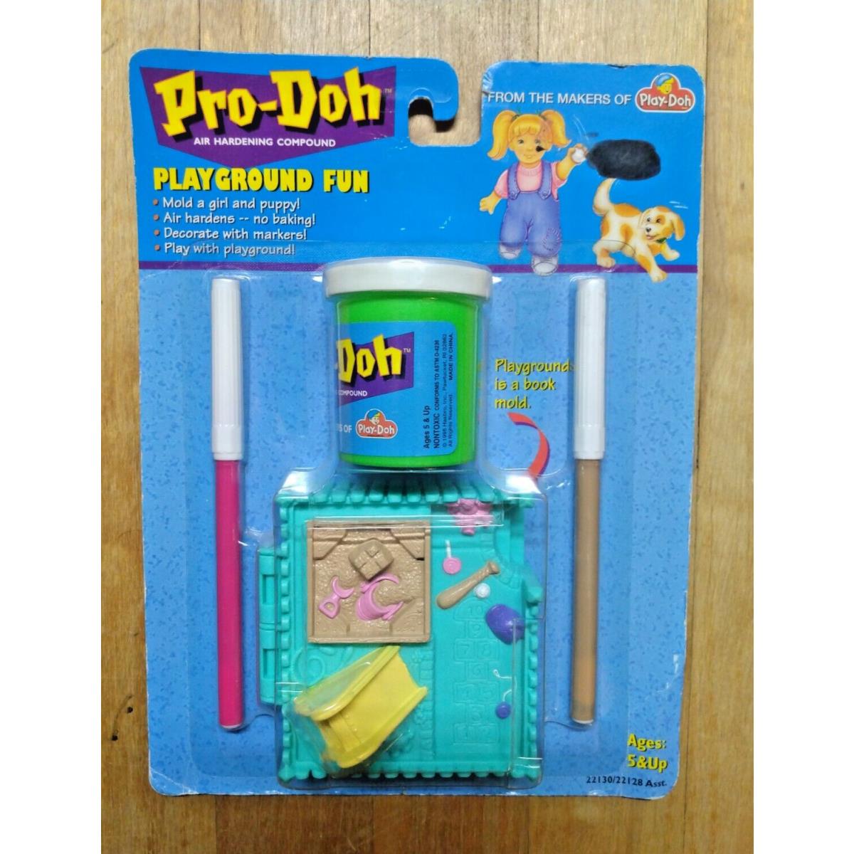 Pro-doh Playground Fun Set in Package Play-doh Hasbro 90`s Toys 1995