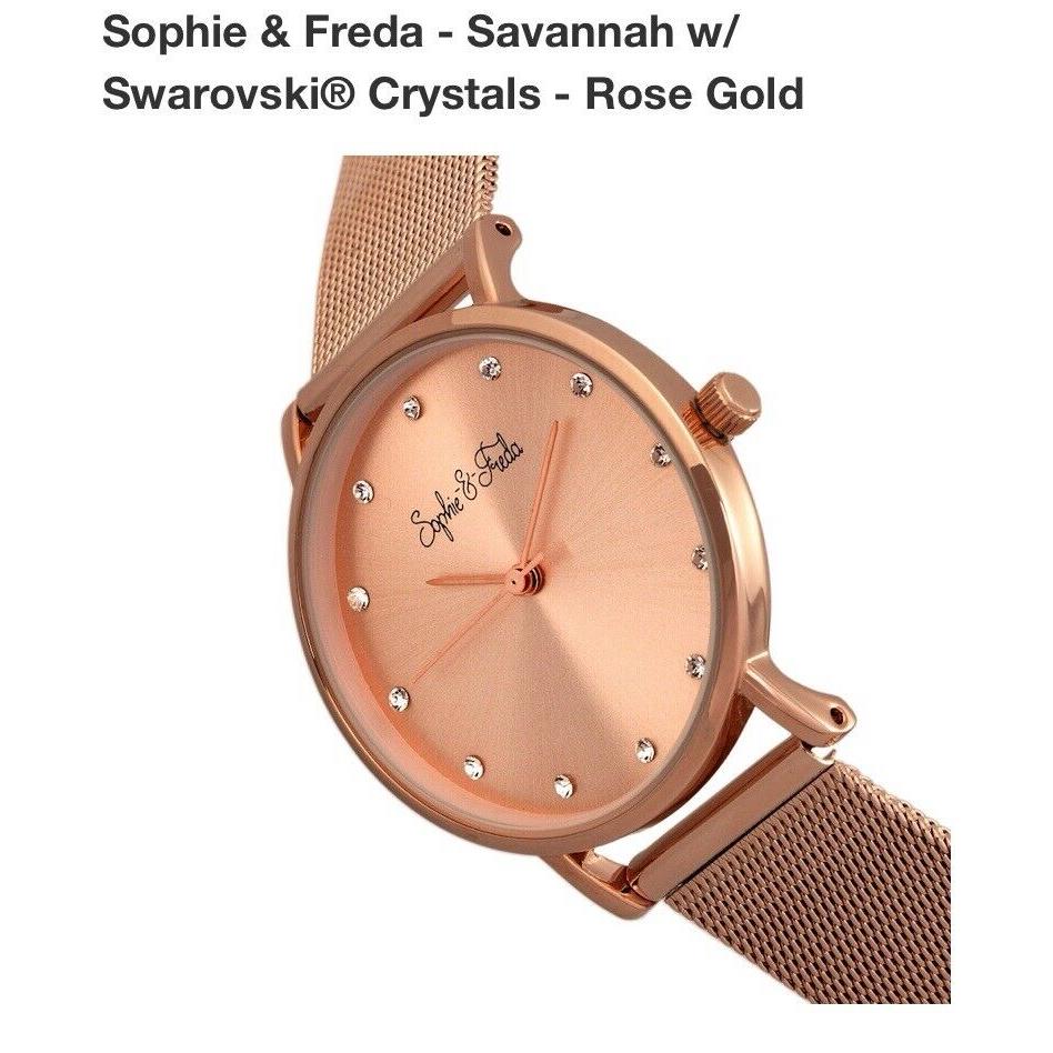 Sophie Freda - Savannah w/ Swarovski Crystals - Rose Gold