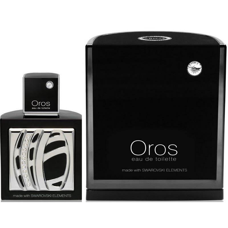 Oros Pour Homme Armaf Made with Swarovski Elements 2.9oz Edp For Men