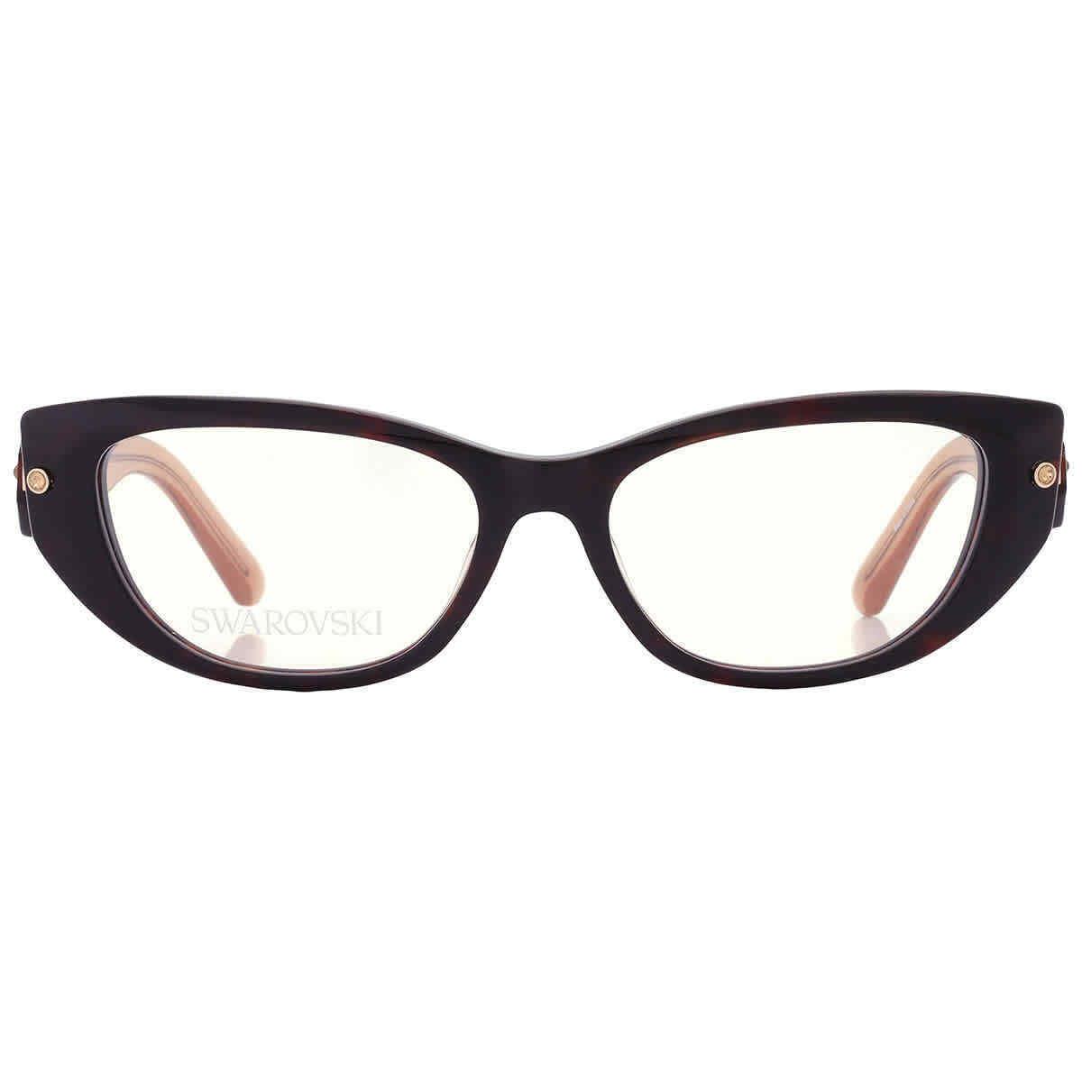 Swarovski Demo Cat Eye Ladies Eyeglasses SK5476 052 53 SK5476 052 53