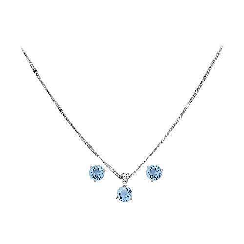 Swarovski Lena 651533 Stainless Steel Pendant Necklace Pierced Earrings Set