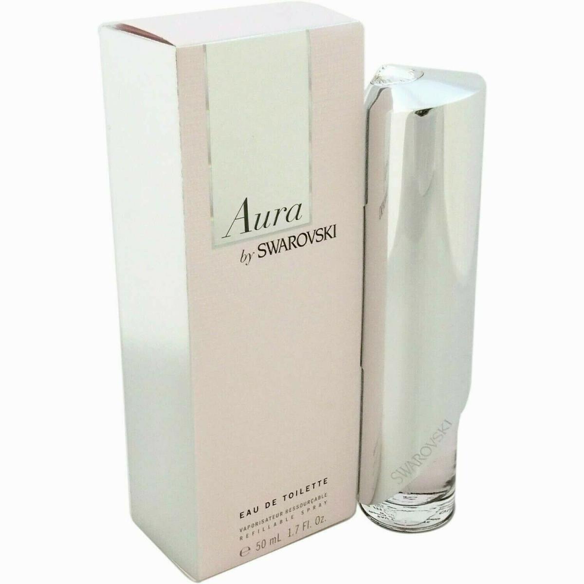 Swarovski Aura Eau DE Toilette Refillable Spray For Women 1.7 Oz / 50 ml