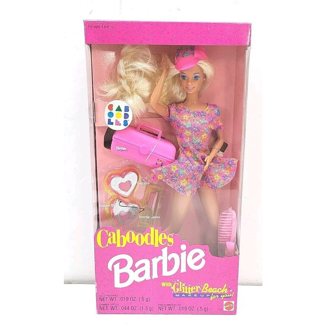 Barbie Caboodles Doll with Glitter Beach Makeup 1992 Mattel 3157 Bariecore