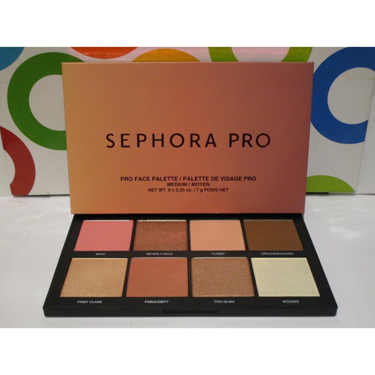 Sephora ~ Pro Face Palette ~ Pro Face Palette Medium / Moyen Please See Picture