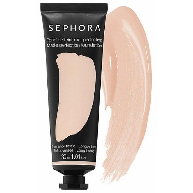 Sephora #04 Light Porcelain 15pc Collection Matte Perfection Foundation 04 Light Porcelain 1.01oz