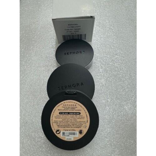 X3 Sephora Matte Perfection Powder Foundation 12 Fair Warm