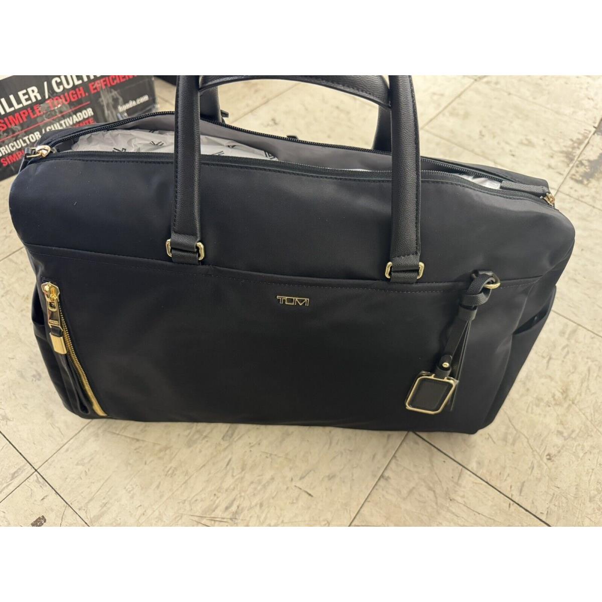 Tumi Voyageur Venice Duffel Black/gold Beautiful