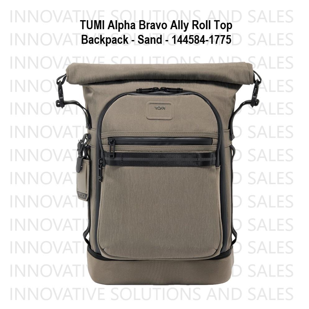 Tumi Alpha Bravo Ally Roll Top Backpack - Sand - 144584-1775 - Beige