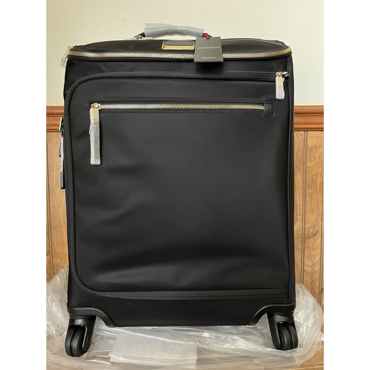 Tumi Leger Continental Carry-on Luggage Color: Black /gold