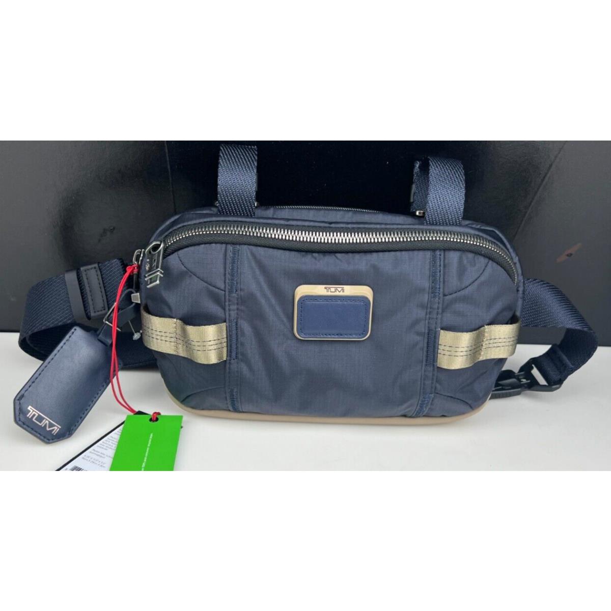 Tumi Peyton Bike Sling Midnight Navy/khaki W/tags