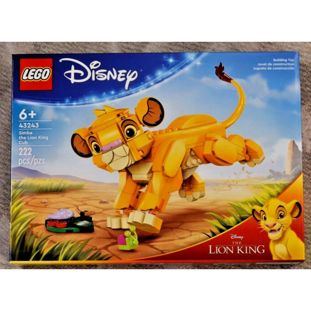 Lego Disney Simba The Lion King Cub 43243 Toy Building Kit 222 Pcs