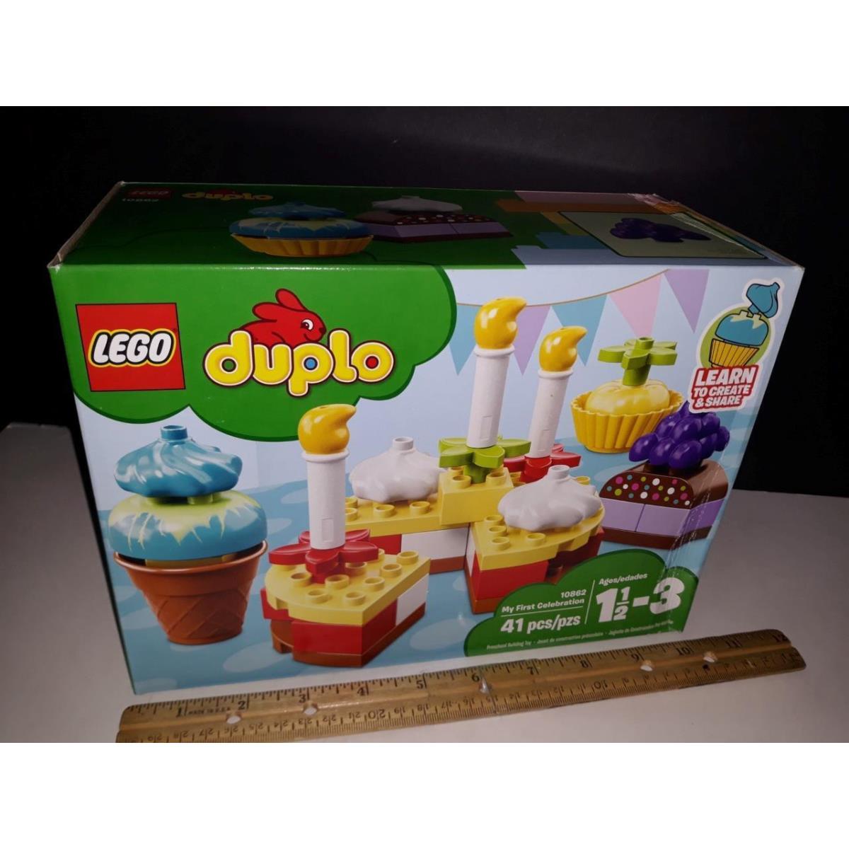 Duplo My First Celebration - Lego 10862 - Box - 41 Pieces - Retired
